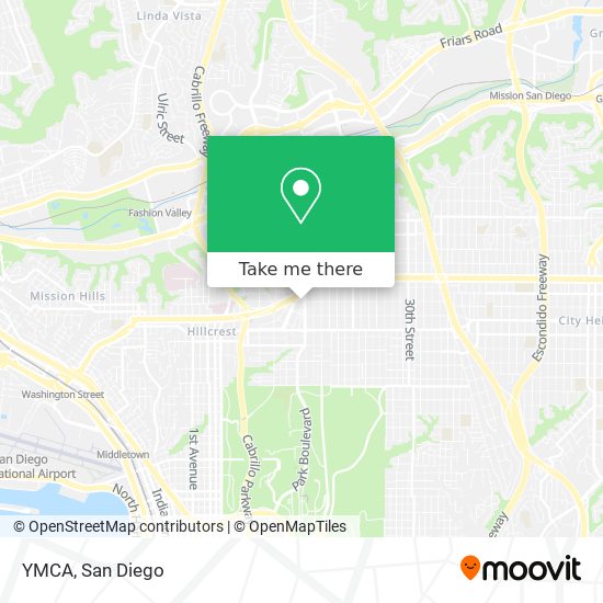 YMCA map