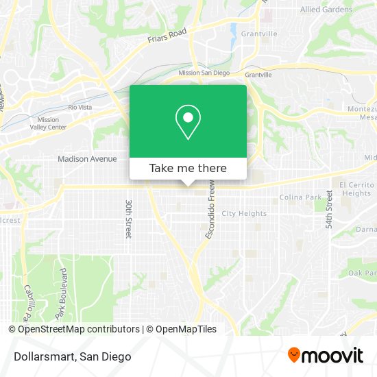 Dollarsmart map