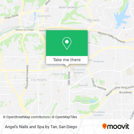 Angel's Nails and Spa by Tan map