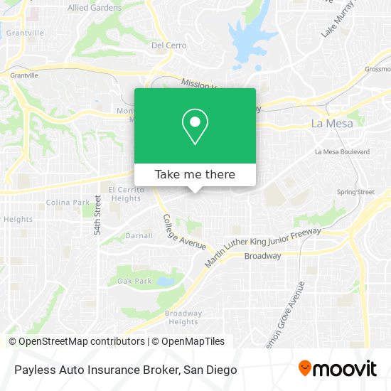 Mapa de Payless Auto Insurance Broker