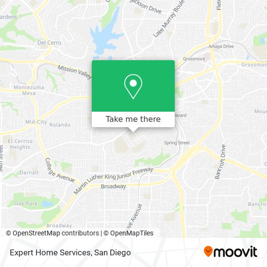 Expert Home Services map