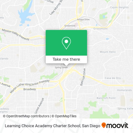 Mapa de Learning Choice Academy Charter School