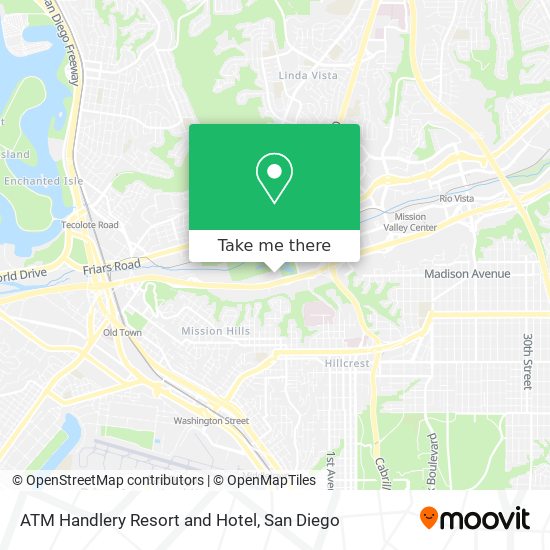 Mapa de ATM Handlery Resort and Hotel