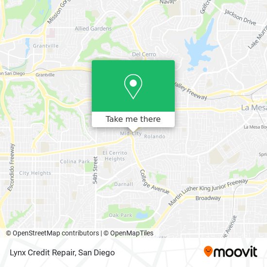 Mapa de Lynx Credit Repair