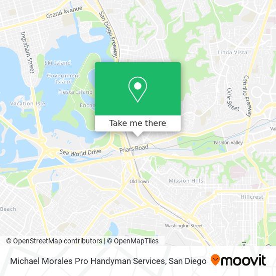 Mapa de Michael Morales Pro Handyman Services