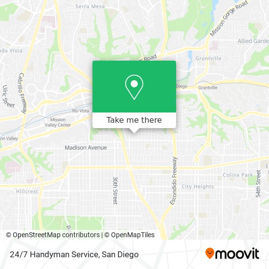 Mapa de 24/7 Handyman Service