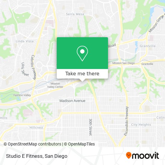 Studio E Fitness map