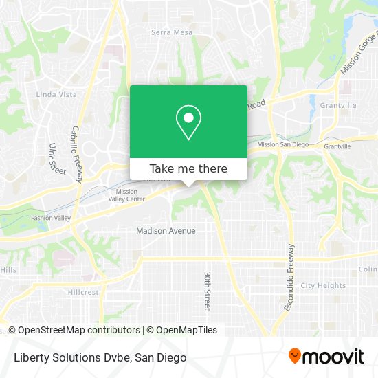 Liberty Solutions Dvbe map