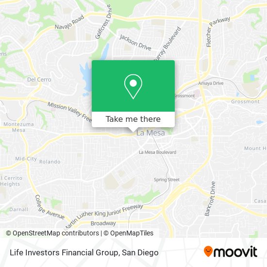 Life Investors Financial Group map