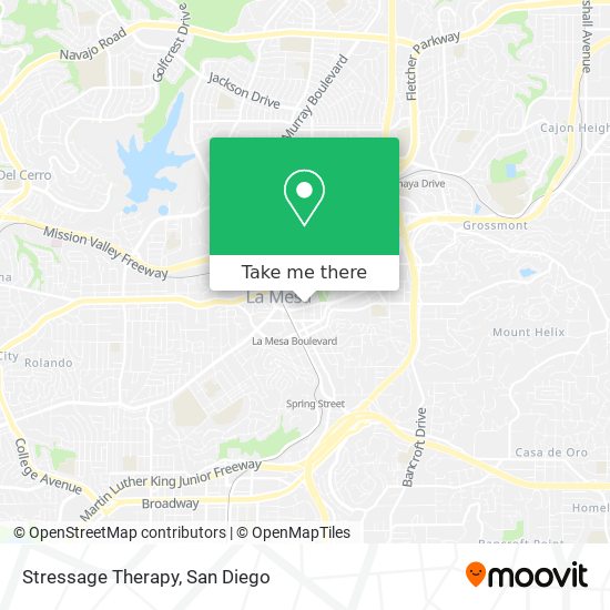 Stressage Therapy map