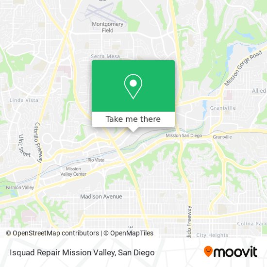 Isquad Repair Mission Valley map