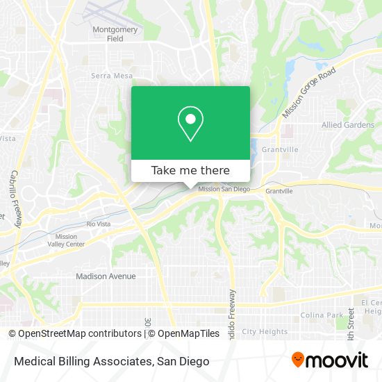 Mapa de Medical Billing Associates