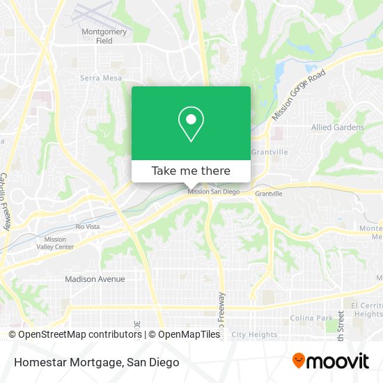 Mapa de Homestar Mortgage