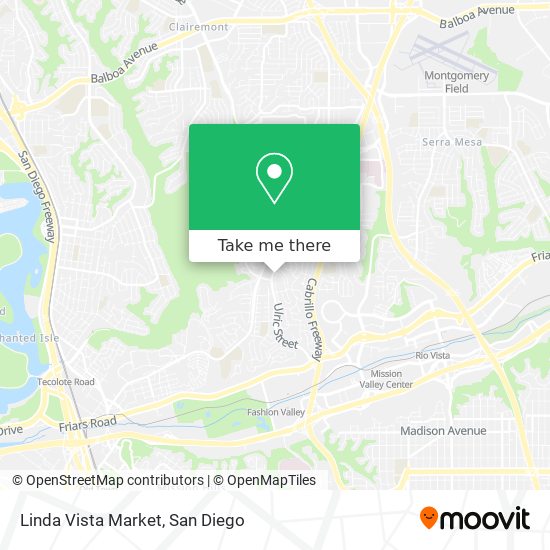 Mapa de Linda Vista Market