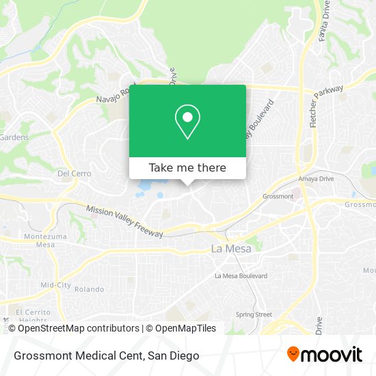 Grossmont Medical Cent map
