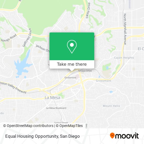 Mapa de Equal Housing Opportunity