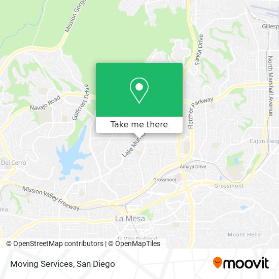 Mapa de Moving Services