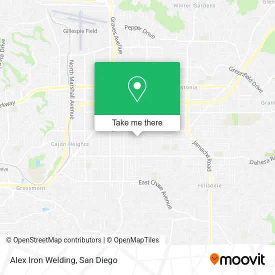 Alex Iron Welding map