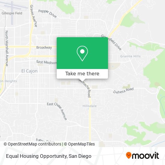 Equal Housing Opportunity map