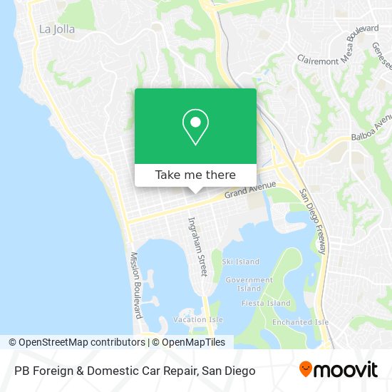 Mapa de PB Foreign & Domestic Car Repair