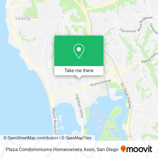 Mapa de Plaza Condominiums Homeowners Assn