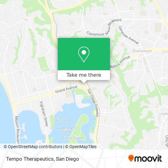 Mapa de Tempo Therapeutics