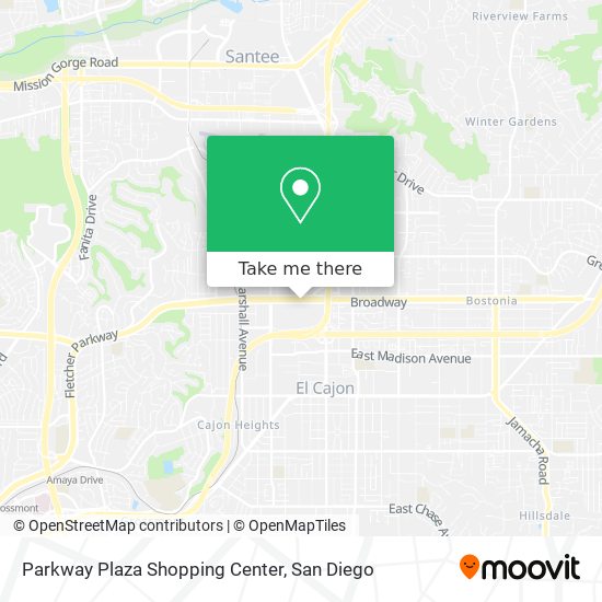 Mapa de Parkway Plaza Shopping Center