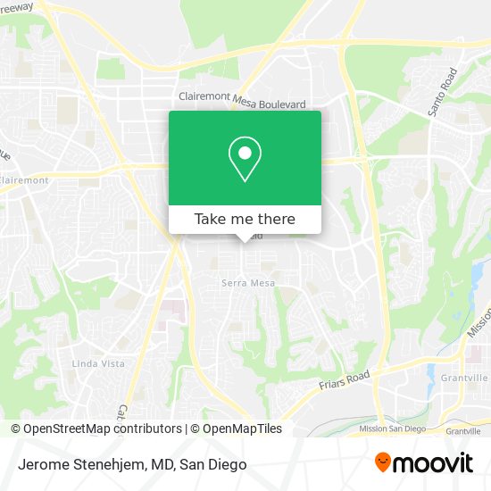 Mapa de Jerome Stenehjem, MD