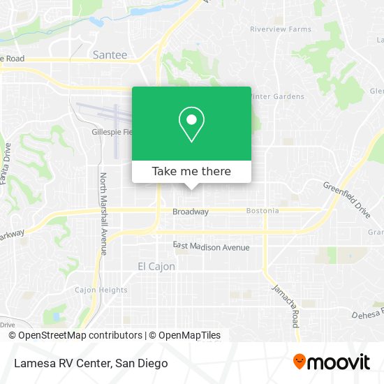 Lamesa RV Center map