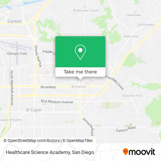 Healthcare Science Academy map