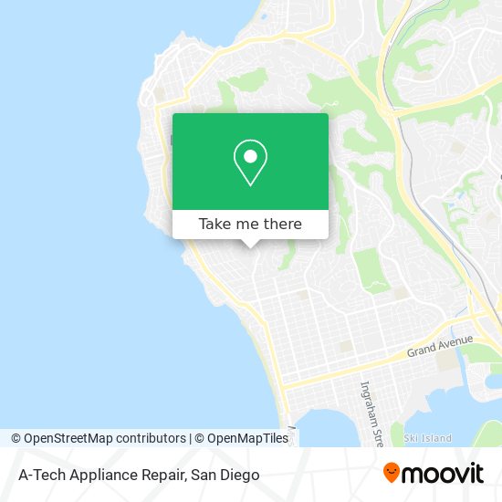 Mapa de A-Tech Appliance Repair