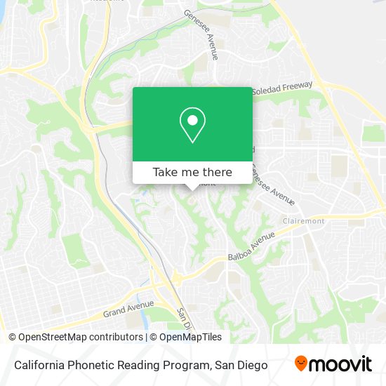 California Phonetic Reading Program map