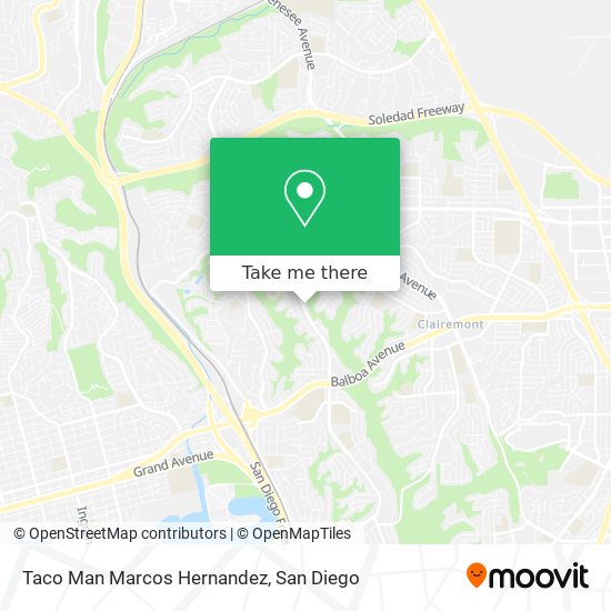 Mapa de Taco Man Marcos Hernandez