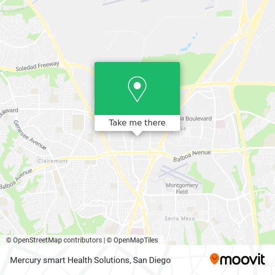 Mapa de Mercury smart Health Solutions