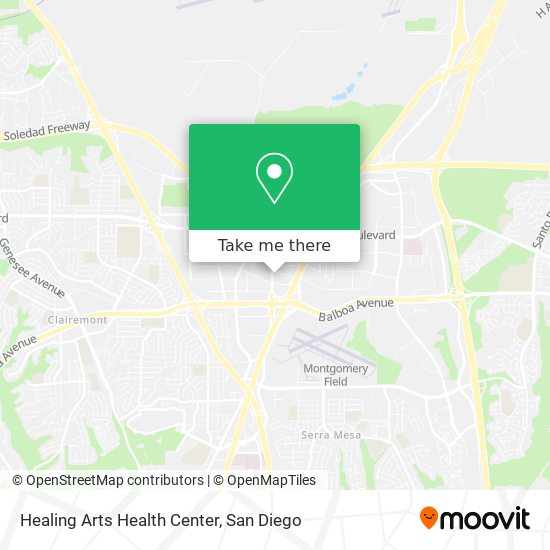 Healing Arts Health Center map