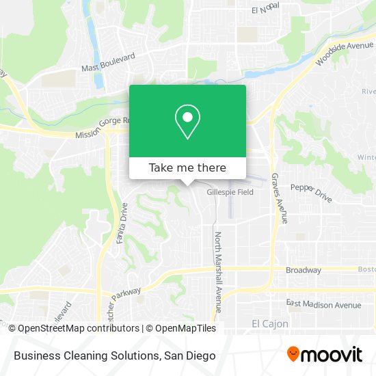 Business Cleaning Solutions map