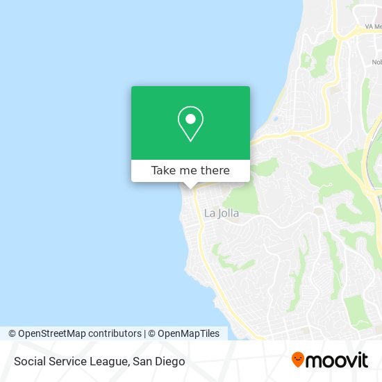 Social Service League map