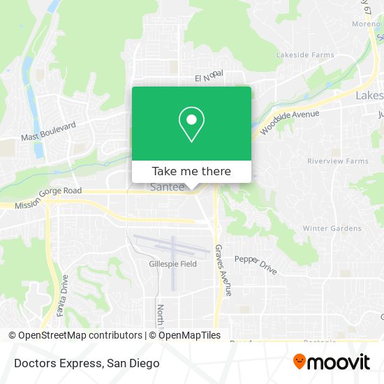 Doctors Express map