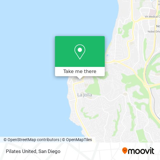 Pilates United map