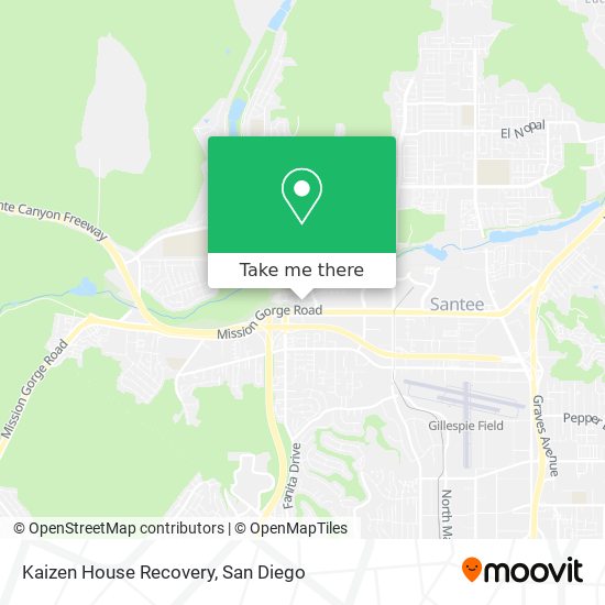 Kaizen House Recovery map