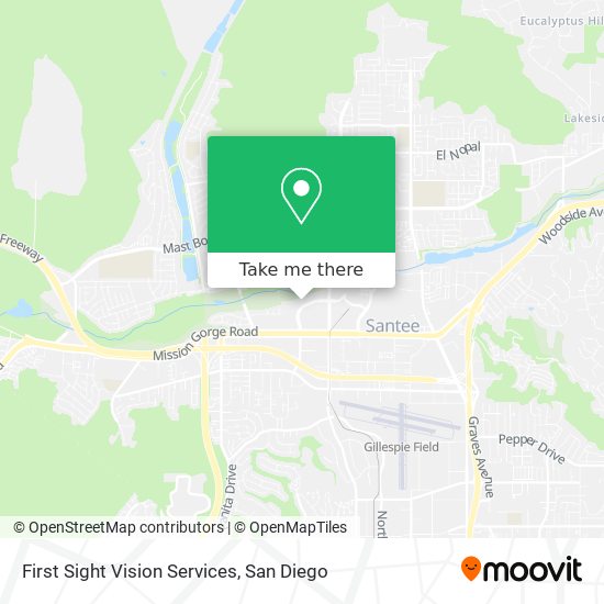 First Sight Vision Services map