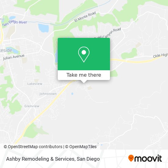 Ashby Remodeling & Services map
