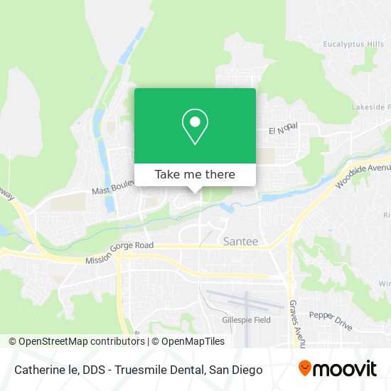 Catherine le, DDS - Truesmile Dental map