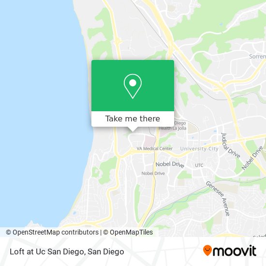 Mapa de Loft at Uc San Diego