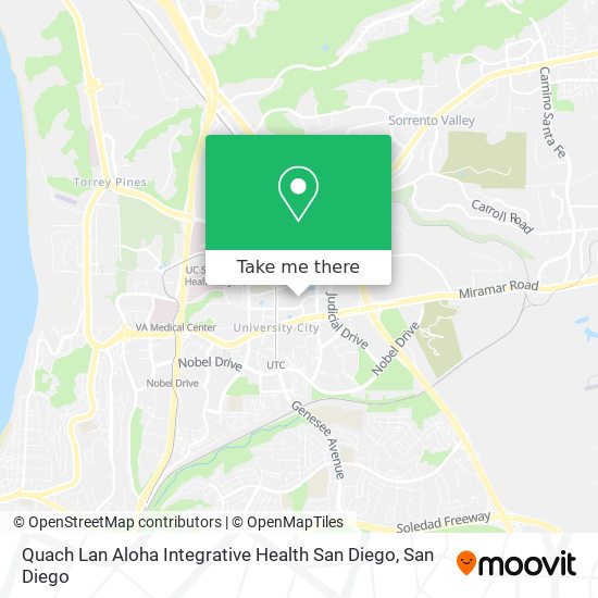 Quach Lan Aloha Integrative Health San Diego map