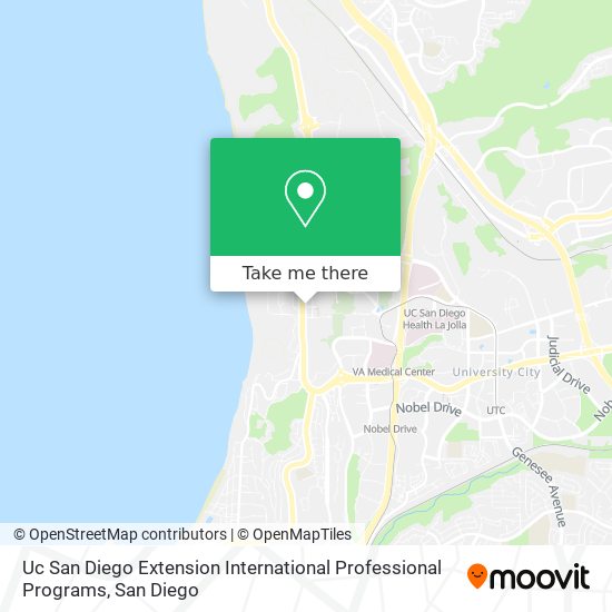 Mapa de Uc San Diego Extension International Professional Programs