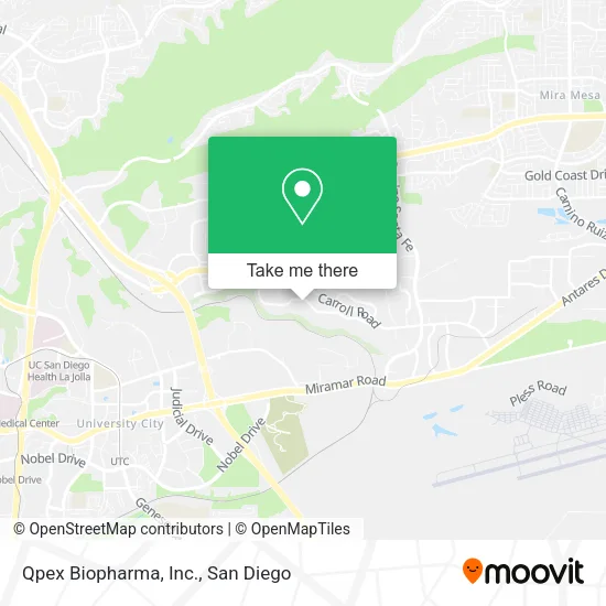 Mapa de Qpex Biopharma, Inc.