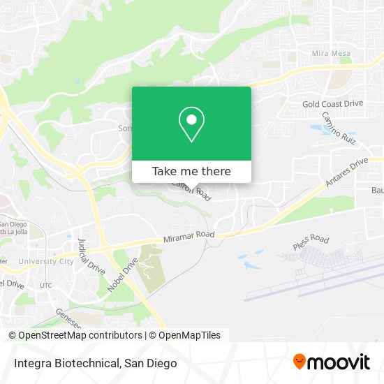 Mapa de Integra Biotechnical