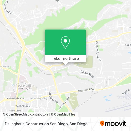 Dalinghaus Construction San Diego map