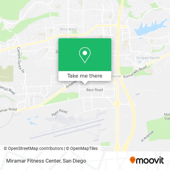 Mapa de Miramar Fitness Center